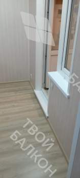 Отделка балкона с утеплением в доме серии п-111м