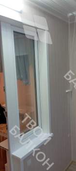 Отделка балкона с утеплением в доме серии п-111м