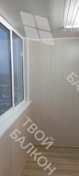 Отделка балкона с утеплением в доме серии п-111м