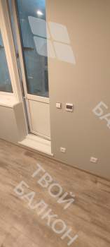 Отделка балкона с утеплением в многоквартирном доме