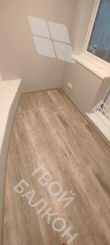 Отделка балкона с утеплением в многоквартирном доме