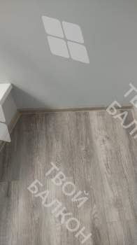 Отделка балкона с утеплением в многоквартирном доме