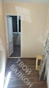 Отделка балкона с утепление в многоквартирном доме