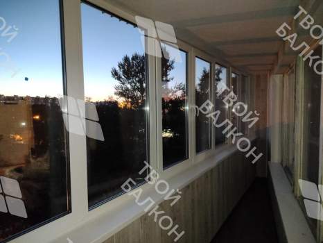 Отделка балкона с утеплением в многоквартирном доме