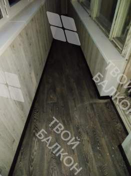 Отделка балкона с утеплением в многоквартирном доме