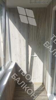 Отделка балкона с утеплением в многоквартирном доме