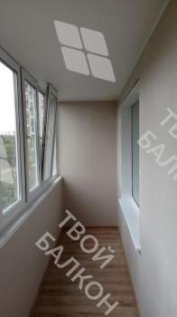 Отделка балкона с утеплением 