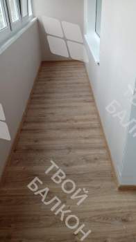 Отделка балкона с утеплением 