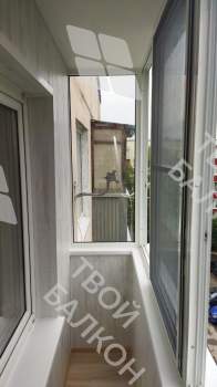 Отделка балкона с утеплением в многоквартирном доме