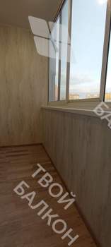 Отделка балкона с утеплением в многоквартирном доме