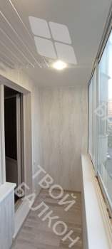 Отделка балкона с утеплением в многоквартирном доме