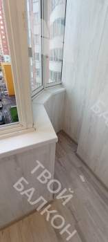 Отделка балкона с утеплением в многоквартирном доме