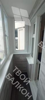 Отделка балкона с утеплением в многоквартирном доме