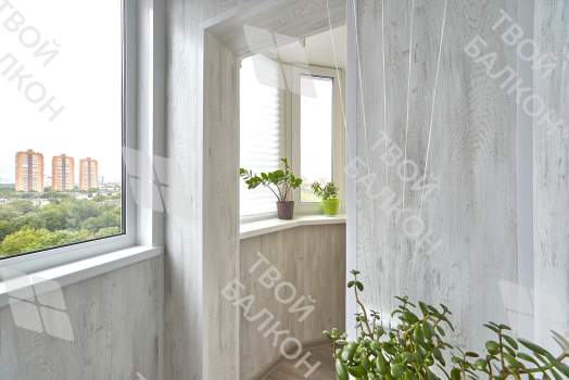 Отделка балкона ПВХ с утеплением