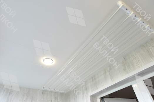 Отделка балкона ПВХ с утеплением