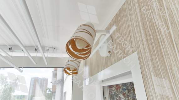 Отделка балкона МДФ с утеплением и остеклением