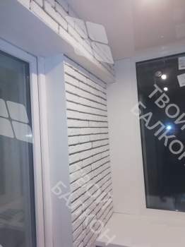 Отделка с утеплением балкона в панельном доме