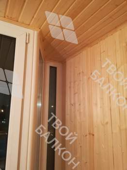 Остекление и отделка балкона Сапожок