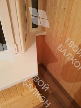 Остекление и отделка балкона Сапожок