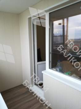 Отделка балкона Сапожок под ключ с утеплением