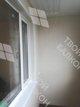 Отделка балкона Сапожок под ключ с утеплением