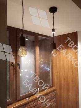 Отделка с объединением балкона и комнаты