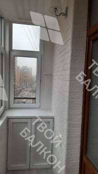 Отделка балкона под ключ с утеплением