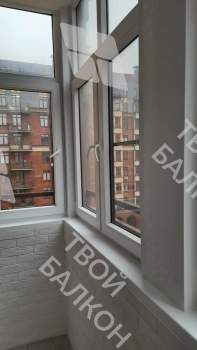 Отделка балкона под ключ с утеплением