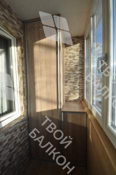 Отделка с утеплением балкона в панельном доме