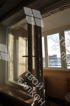 Отделка с утеплением балкона в панельном доме