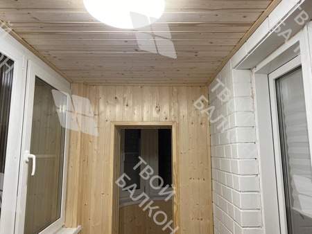 Отделка и утепление эркерного балкона