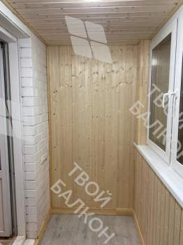 Отделка и утепление эркерного балкона