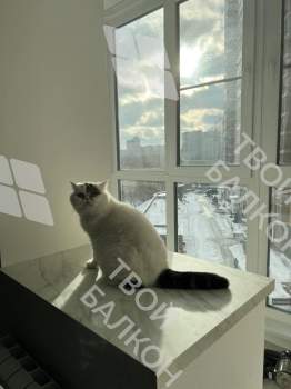 Отделка и утепление балкона Каблук в доме серии ПТ-44