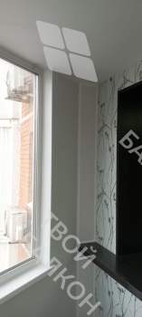 Отделка балкона с утеплением в многоквартирном доме