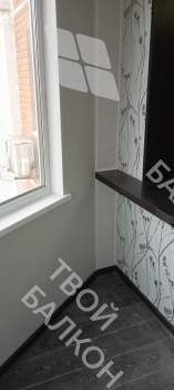 Отделка балкона с утеплением в многоквартирном доме