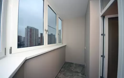 Отделка балкона гипсокартоном