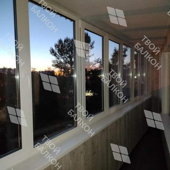 Отделка балкона с утеплением в многоквартирном доме