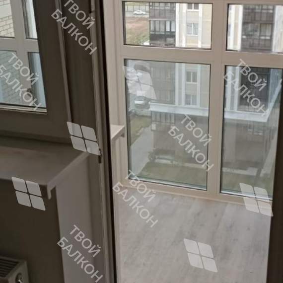 Отделка балкона в доме серии ii-68 