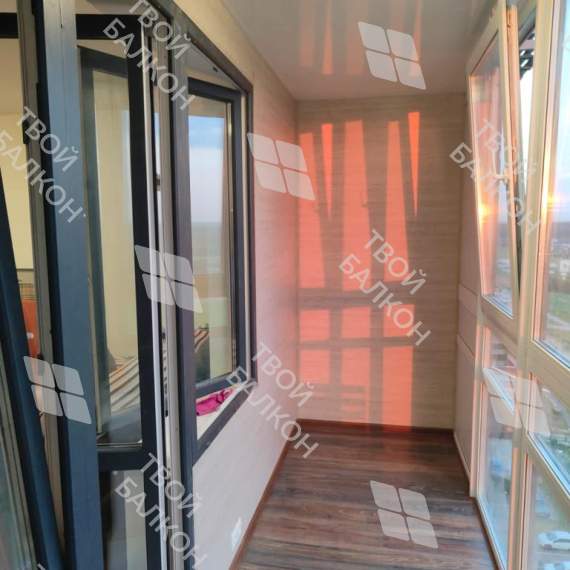 Отделка балкона в многоквартирном доме