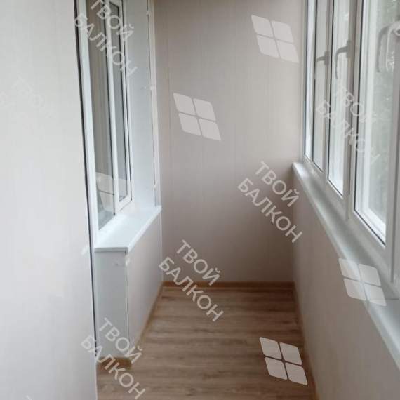 Отделка балкона с утеплением 